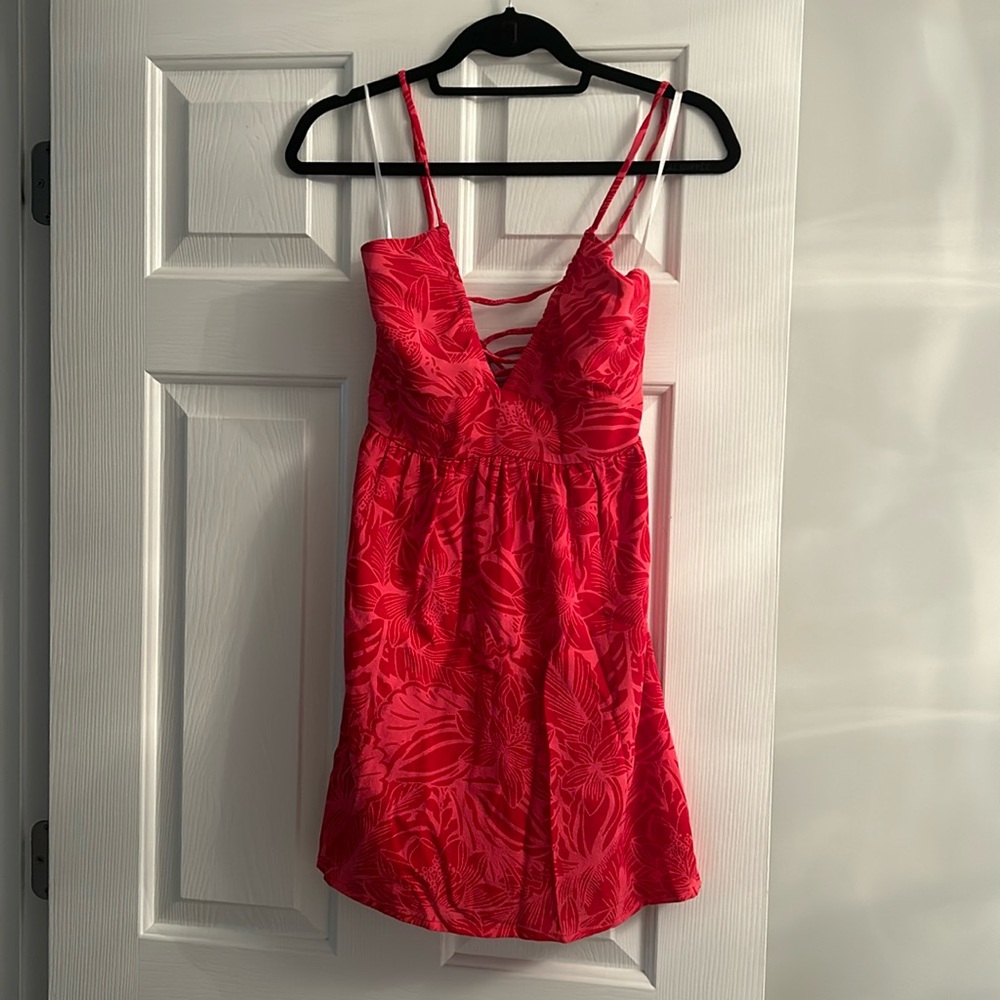 Worn once Lusana red dress